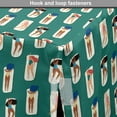 thumbnail image 4 of Summer Dog Crate Cover, Beach View Women Sunbathing and Relaxing Modern Feminist Illustration, Easy to Use Pet Kennel Cover Small Dogs Puppies Kittens, 7 Sizes, Forest Green Multicolor, by Ambesonne, 4 of 6