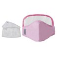 thumbnail image 3 of Mascarilla bucal lavable rosa 2pc Mascarilla protectora facial de algodón con ojos claros Sunnimix Mascarillas de algodón para mujeres, 3 of 8