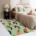 thumbnail image 3 of Washable Rugs 3x4 Sushi Rug & Home Decor - Front Door Mat Indoor Entrance, Japanese Rugs for Entryway, Non Slip Soft Small Area Rug, Japan Style Carpet & Room Decorations X-&508, 3 of 7