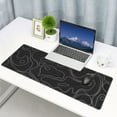 thumbnail image 3 of Topographic Map Large Gaming MousePad with Stitched Edges, Precision Control, Non-Slip Durable Rubber Base, 31.5x11.8 inch, 1lb, 3mm Thick  XL Waterproof  Mousepad for Keyboard Pad and Desk Pad,home, 3 of 8