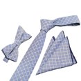 thumbnail image 1 of Bangcool Nœud Papillon pour Homme Mode Ajustable Nœud Papillon Pré-Noué avec Poche Cravate Carrée, 1 of 9