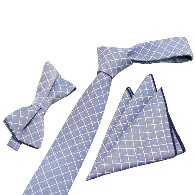 Bangcool Nœud Papillon pour Homme Mode Ajustable Nœud Papillon Pré-Noué avec Poche Cravate Carrée