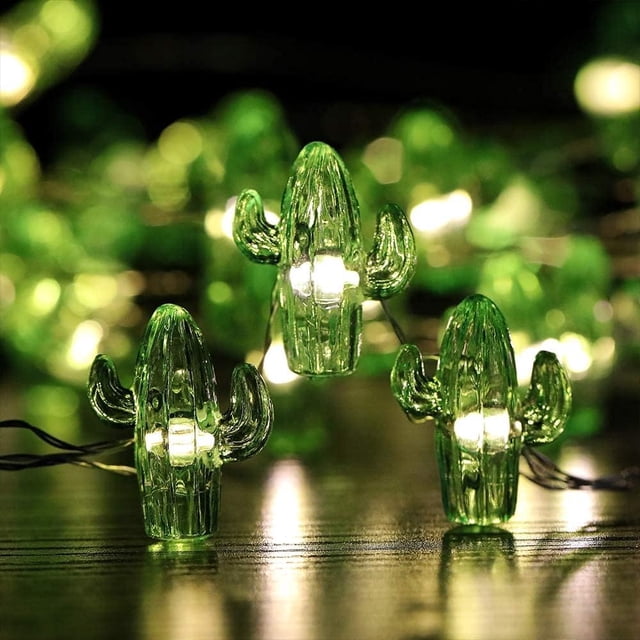 Promoción, AGILITY 4M 40 LED Fairy Turtle String Lights Impermeable Alimentado 8 Modos con Control Remoto y Temporizador para Bodas, Festivales, Interiores y Exteriores (Cactus, USB) Sailing Electrónica