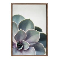 Kate and Laurel Sylvie Succulent Framed Canvas Wall Art by F2 Images, 23x33 Gold