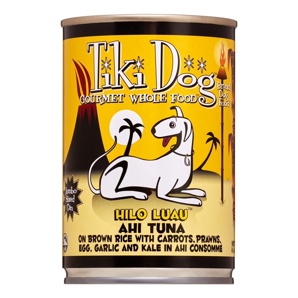 Tiki Dog Hilo Luau Ahi Tuna Wet Dog Food, 14.1 oz