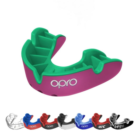 Protector bucal OPRO Silver Level, moldeable, multicapa, para adultos