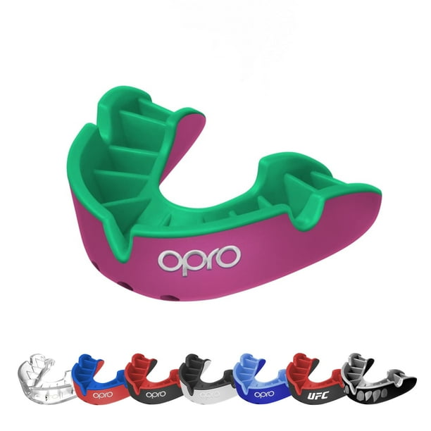 Protector bucal OPRO Silver Level, moldeable, multicapa, para adultos