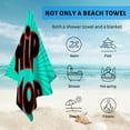thumbnail image 4 of GZHJMY Beach Towel for Women Girls, Hip-hop artists with microphones on stage Bath Towel, Oversized Lightweight Sport Towel, 31x51 Inch, 4 of 7