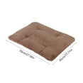 thumbnail image 3 of Lksixu Self Warming Dog Crate Pads, 18"x28" Soft & Comfortable Thermal Pet Bed, Extra Warm Thickened Self Heating Dog Mat with Plush Fleece, Non-Slip Pet Blanket Machine Washable for Crate Sofa Floor, 3 of 6