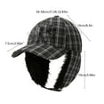thumbnail image 3 of Winter Hat with Ear Flaps for Men and Women, Thermal Fleece Lined Beanie for Cold Weather, Windproof Ski Snowboard Hiking Outdoor Activities, Adjustable Knit Cuff Trapper Hat, 3 of 6