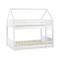 thumbnail image 1 of Christianne House Twin Bunkbed, White, 1 of 9