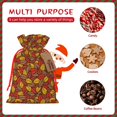 thumbnail image 7 of Fuzoiu Fall Leaves Print Christmas Gift Bag,Burlap Gift Bag with Drawstring Closure & Hang Tag,Perfect for Holidays, Birthdays, and Special Occasions-Medium, 7 of 7