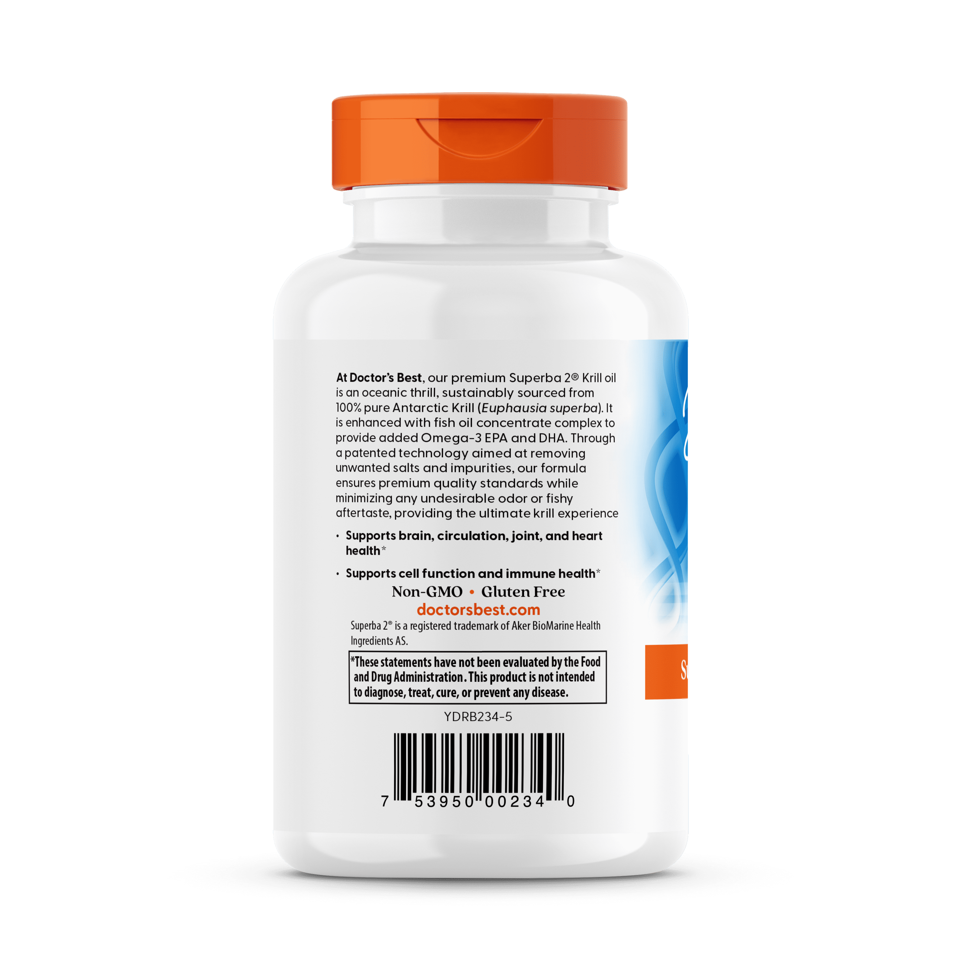 Doctor's Best Enhanced Krill Plus Omega-3 Softgels, 60 Ct