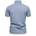thumbnail image 3 of Chemise Blouse Décontractée pour Homme à Manches Courtes Imprimée à Col Rabattu, 3 of 3