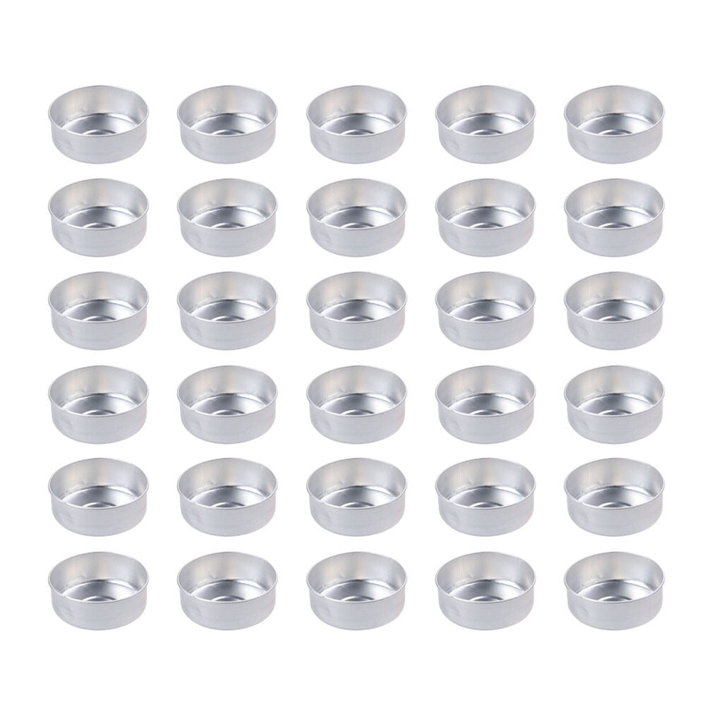 200pcs Aluminum Tea Light Tins Can Scented Candle Making Container