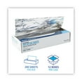 thumbnail image 2 of Boardwalk Standard Duty Aluminum Foil Pop-Up Sheets, 63 Gauge, 12 x 10.75, 200/Box, 12 Boxes/Carton, 2 of 4