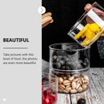 thumbnail image 4 of Dsseng Fresh Bowl Candy Jar Fridge Stackable Containers Glass Salad Bowl with Lid Salad Container Lidded Fruit Bowl, 4 of 6