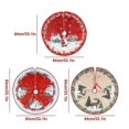 thumbnail image 2 of 2025 Latest Model 33 Inch Christmas Tree Skirt Decorations Santa Elk Christmas, 2 of 5