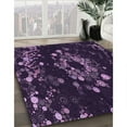 thumbnail image 2 of Ahgly Company Indoor Rectangle Patterned Purple Violet Purple Area Rugs, 6' x 9', 2 of 6