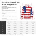 thumbnail image 6 of Picia America Flags3 Women's Men's UPF 50+ Sun Protection Hoodie Shirt Long Sleeve SPF Fishing Outdoor UV Hiking Lightweight Shirts-X-Large, 6 of 9