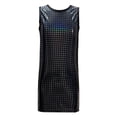 thumbnail image 4 of EnJoCho Girls Sequins Dress Sleeveless Crewneck High Waist A Lined Holiday Wedding Prom Dance Dresses 3 to 13Y, 4 of 4