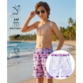 thumbnail image 4 of Boys Swim Trunks Liner Casual Bathing Suit for Kids Stretch Swim Shorts 5-16 Years, 4 of 9