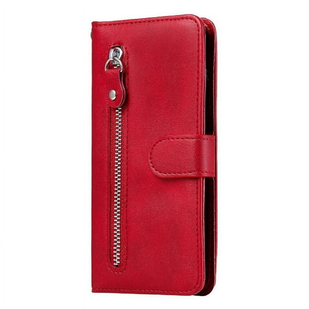 Estuche de Cuero PU con Cierre para OPPO Reno 11F , Funda Protectora con Billetera y Correa