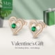 thumbnail image 2 of Forever Love Heart Stud Earrings 925 Sterling Silver with Birthstone Zirconia, Birthday Jewelry Gift Valentines Day Gifts for Women Girls, 2 of 4