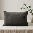 thumbnail image 4 of Unique Bargains 2 Pack Fabric Pillowcase Envelope Closure Wrinkle Resistant Queen Black, 4 of 5