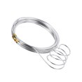 thumbnail image 4 of Aluminum Wire 16 Feet 2mm Dia. Flexible Metal Wire Silver Tone for DIY Arts Crafts 2Pcs, 4 of 5