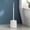 White, variant on HOARBOEG 18.30x4.92x4.92in Toilet Bowl Brush Set with Base Commode Brush Bathroom Closestool Cleaning Brush Toilet Cleaning Tools, Blue