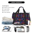 thumbnail image 5 of Picia Mandalas Dragonfly Print Travel Duffle Bag,Weekender Bags for Women with Shoe Compartment, Gym Duffel Bag with Wet Pocket, Hospital Bags for Labor and Delivery, 5 of 7