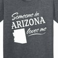 thumbnail image 4 of Inktastic Someone in Arizona Loves Me Youth T-Shirt, 4 of 5
