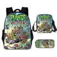 thumbnail image 1 of Set de mochilas Plant Zombies Anime de 3 piezas para niños, mochila escolar, 1 of 3