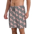 thumbnail image 2 of Naloa Poodle Dog Men's Beach Shorts, Surfing shorts, Swim trunks, Quick Dry Swim Trunks for Surfing Beach Fun - XX-Large, 2 of 9