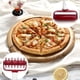 thumbnail image 5 of RV Rodillo para masa de pizza, rodillo para masa de pizza que ahorra tiempo para pizza Rojo Verde, 5 of 5