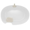thumbnail image 4 of Richell Paw Trax High Wall Cat Litter Box Xl, Large High Sides Cat Litter Pan In White, 4 of 4