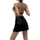 thumbnail image 4 of Lucakuins Vestido Ajustado para Mujer, Cuello Halter Sin Mangas Cintura Ahueca hacia Fuera Cintura Alta Vestidos de Color Sólido Lucakuins moda, 4 of 9