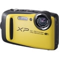 thumbnail image 3 of Fujifilm FinePix XP90 Shock & Waterproof Wi-Fi Digital Camera (Yellow) with 32GB Card + Case + Flex Tripod + Battery + Float Strap + Kit, 3 of 8