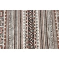 thumbnail image 5 of Casavani Flat Weave Kilim Geometric yoga Mat Brown Kitchen Area Rug 10x18 Feet, 5 of 5