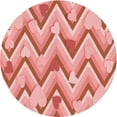 thumbnail image 1 of Ahgly Company Machine Washable Indoor Round Transitional Pastel Pink Area Rugs, 4' Round, 1 of 7