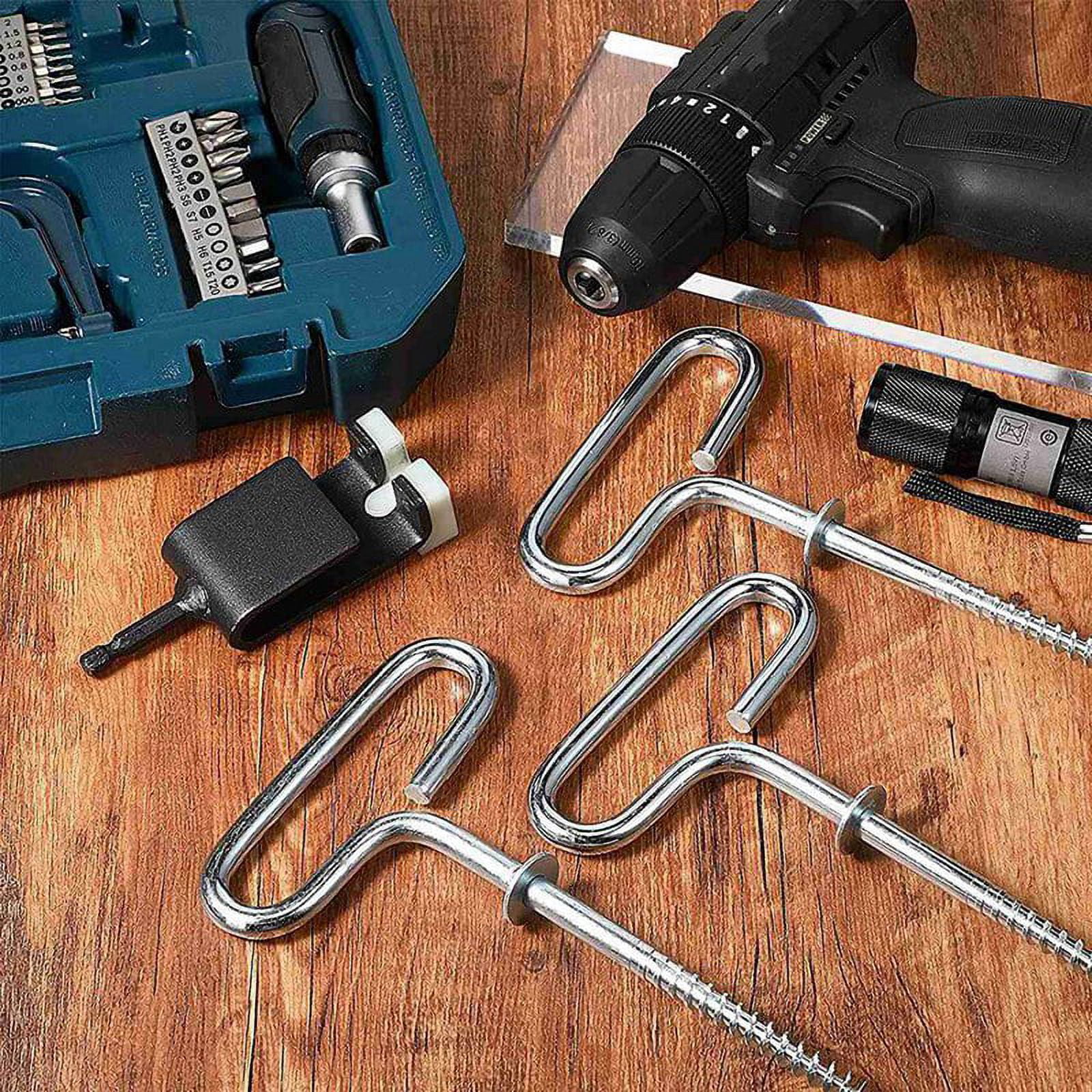 8X Ice Fishing Shelter Anchor Ice Shanty Anchor Outdoor Camping Tent Threaded Tent Peg Winter Steel Ice Tent Accessories
