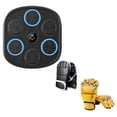 thumbnail image 3 of Máquina de boxeo para adultos con guantes, almohadilla de perforación, objetivo de pared de boxeo electrónico Amarillo, 3 of 8