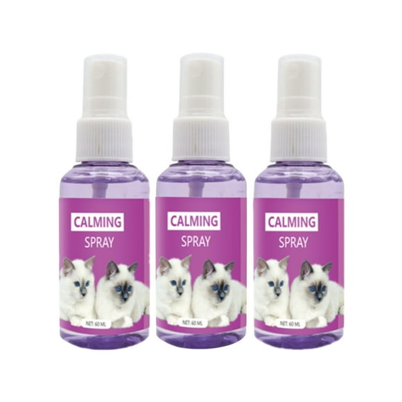 60ML Pheromone Cat Emotional Soothing Spray Cat Pheromone Feliway Anti-Stress Spray,3Packs