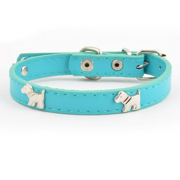 Leather dog collar, high quality soft smooth thick leather collar, suitable for large size