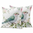 thumbnail image 2 of Pack of 2 Outdoor Pillow Covers 18x18 Inch Waterproof Farmhouse Flower Throw Pillow Covers,Decorative Couch Pillow Shams Protectors Country Bird Plant Spring Summer Patio Pillowcases Cushion Covers, 2 of 8