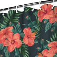 thumbnail image 3 of Pioneer Flower Floral Print Pattern Shower Curtain 72"x72" ,Bathroom Decorative Shower Curtains Set with 12 Hooks,Modern Waterproof Washable Shower Curtain, 3 of 6