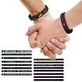 thumbnail image 2 of Pulseras Skylety Bible Verse, 60 unidades, regalo cristiano para niños y adultos, 2 of 8