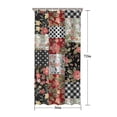 thumbnail image 5 of Pioneer Flower Floral Print Pattern Shower Curtain 36"x72" ,Bathroom Decorative Shower Curtains Set with 12 Hooks,Modern Waterproof Washable Shower Curtain, 5 of 6