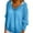 Blue #088, variant on Mohiass Women's V Neck Sweater Long Sleeve,Hollow Out Knit Hoodies Crochet Top Beach Lightweight Blouse Black XL